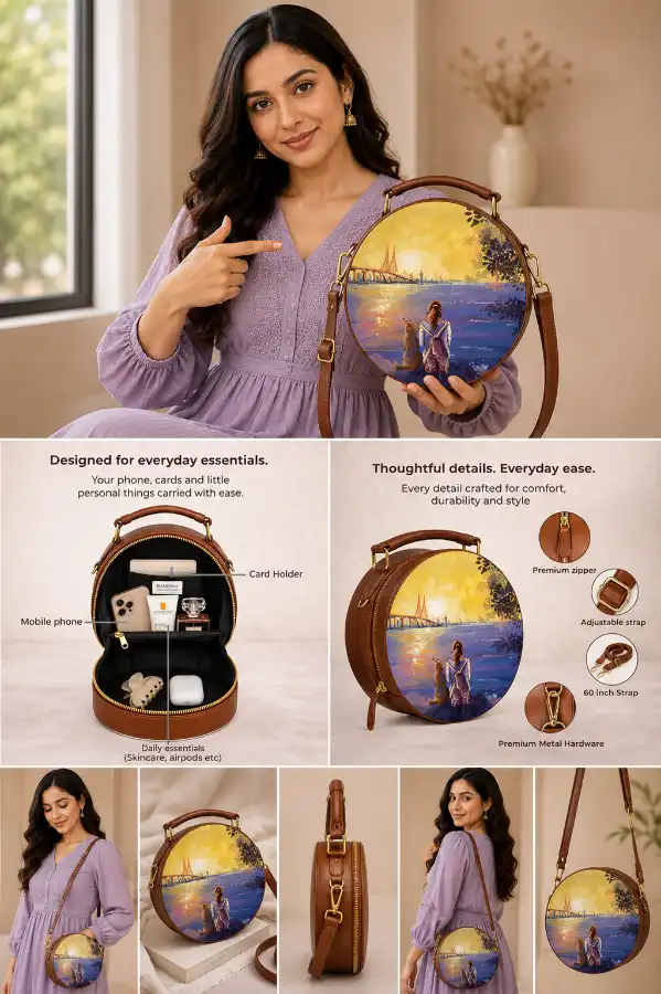 Side Sling Purse For Girls, Sling Bag For Women Back
